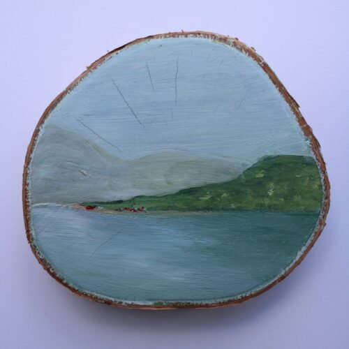 Schilderij - Meer