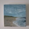 Schilderij - Minimalistisch strand met een detail
